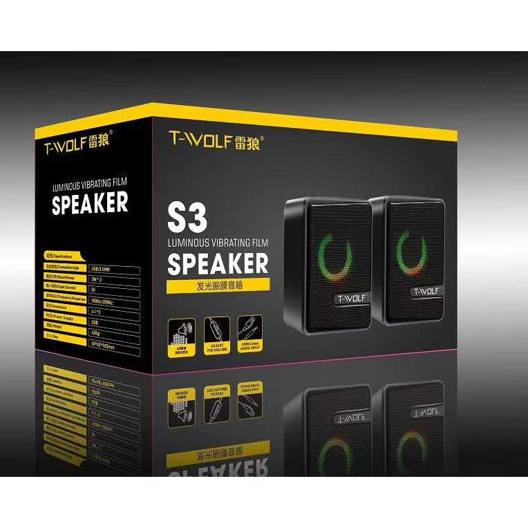T-WOLF S3 PC SPEAKERS