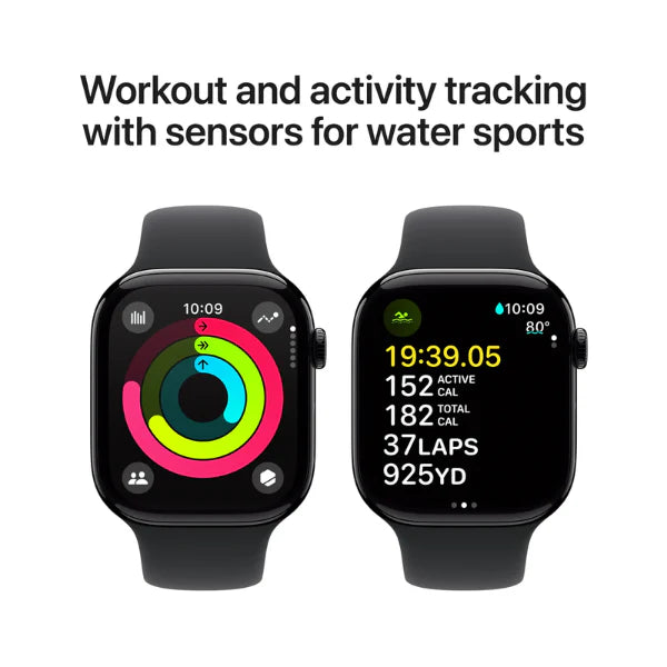 Apple Watch Series 10 42MM Jet Black (GPS) - 42MM - GPS