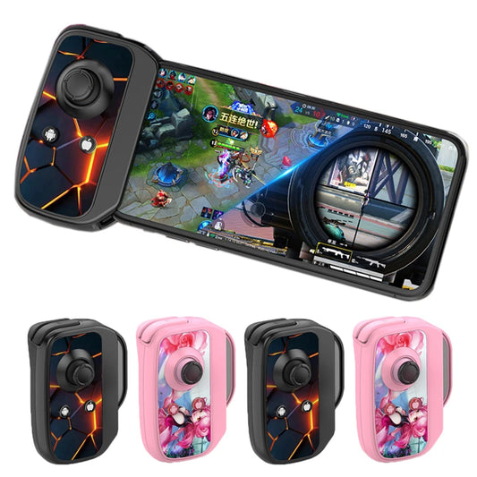 BSP-D2 Mobile PUBG Controller One-Handed Gaming Joystick Bluetooth – Compatible For IOS Android