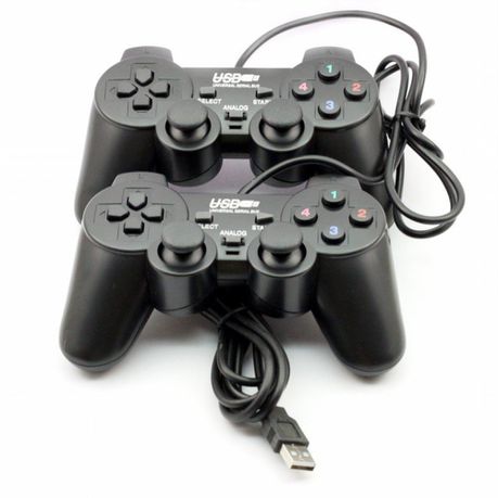 Double Shock Twin PC/Laptop USB Controller – Gaming Joystick Controller